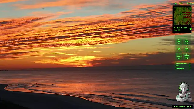 Snapshot of mskuddo chatting on 12.18.24 mskuddo online show from 12.18.24