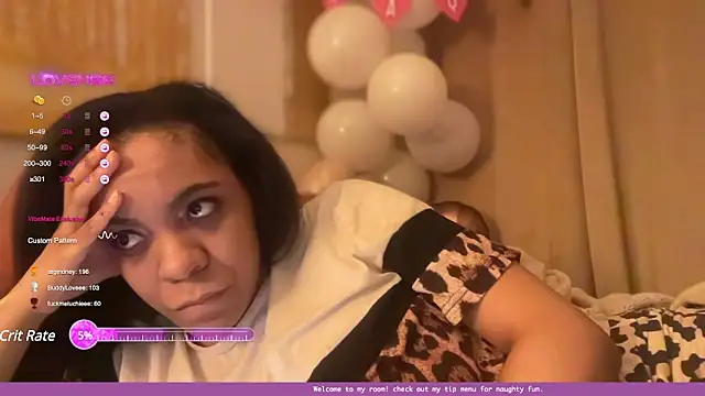 Snapshot of Sanaawest chatting on 01.30.25 Sanaawest online show from 01.30.25