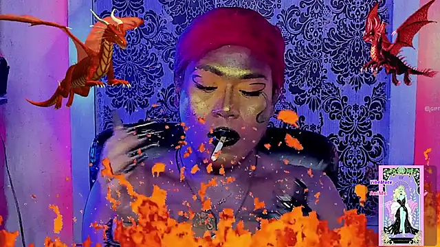 Snapshot of tsviolett chatting on 10.03.25 tsviolett online show from 10.03.25