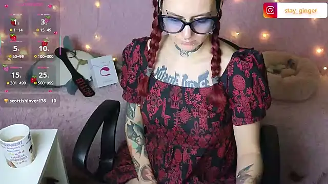 Ginger Stay online show from 02.04.25