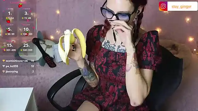 Ginger Stay online show from 02.04.25