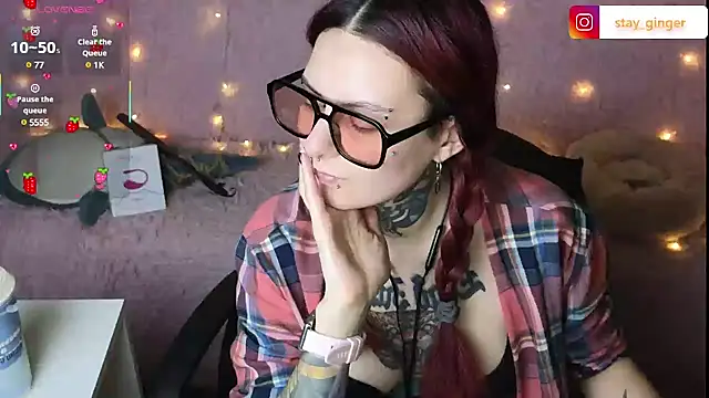 Ginger Stay online show from 02.10.25