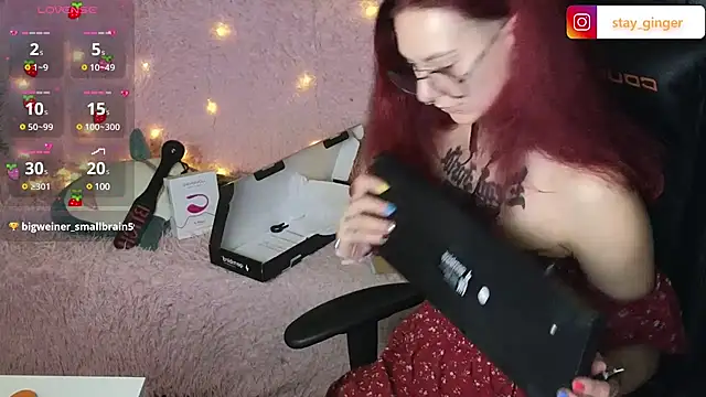 Ginger Stay online show from 03.08.25