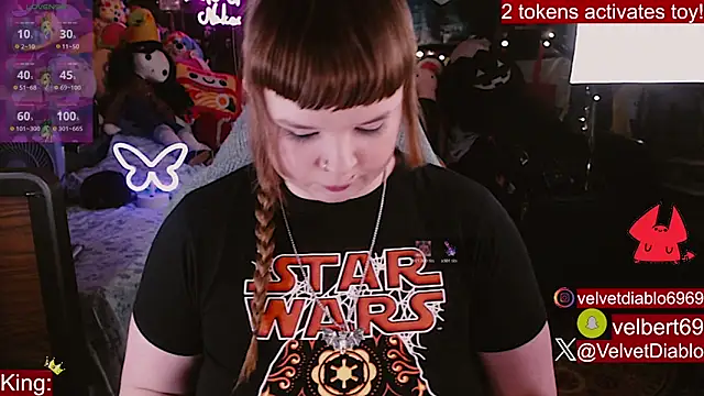 Snapshot of VelvetDiablo chatting on 05.06.26 VelvetDiablo online show from 05.06.26