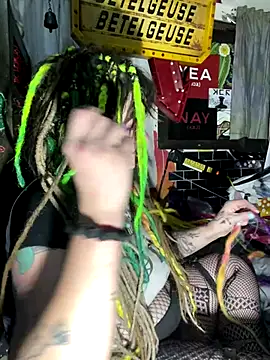 Snapshot of 1-800-FUCKYOU chatting on 10.22.25 1-800-FUCKYOU online show from 10.22.25