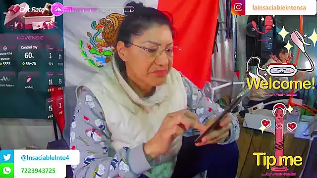 LaInsaciableIntensa online show from 03.04.25