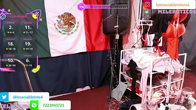 LaInsaciableIntensa online show from 02.14.26