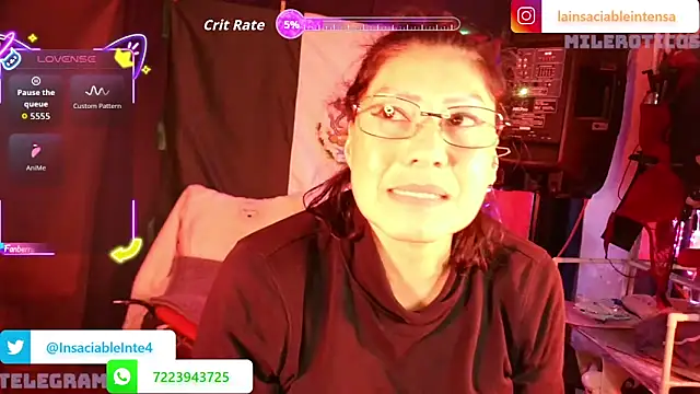 Snapshot of LaInsaciableIntensa chatting on 06.08.26 LaInsaciableIntensa online show from 06.08.26