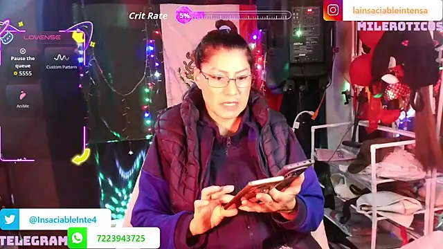 Snapshot of LaInsaciableIntensa chatting on 06.14.26 LaInsaciableIntensa online show from 06.14.26