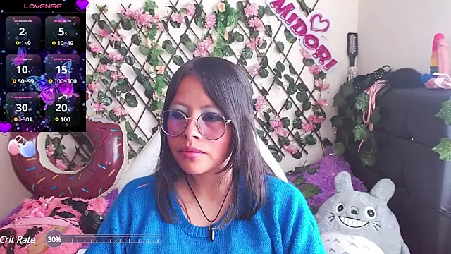 Snapshot of MidoriQuiinn chatting on 01.20.25 MidoriQuiinn online show from 01.20.25