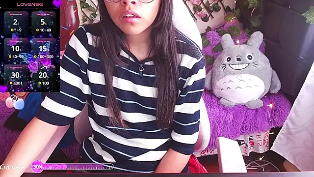 Snapshot of MidoriQuiinn chatting on 01.21.25 MidoriQuiinn online show from 01.21.25