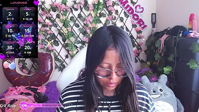 Snapshot of MidoriQuiinn chatting on 01.21.25 MidoriQuiinn online show from 01.21.25