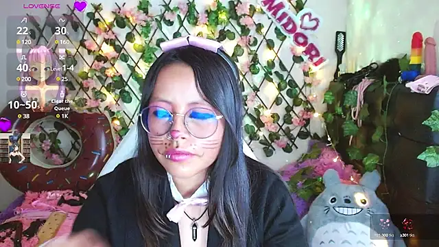 Snapshot of MidoriQuiinn chatting on 01.28.25 MidoriQuiinn online show from 01.28.25