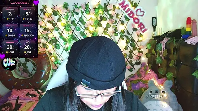 Snapshot of MidoriQuiinn chatting on 02.01.25 MidoriQuiinn online show from 02.01.25