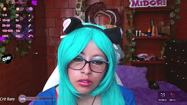 Snapshot of MidoriQuiinn chatting on 03.05.25 MidoriQuiinn online show from 03.05.25