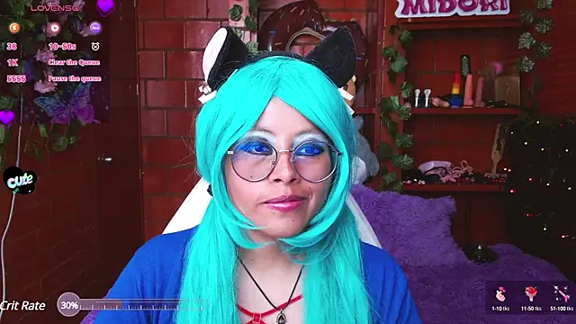 Snapshot of MidoriQuiinn chatting on 03.11.25 MidoriQuiinn online show from 03.11.25