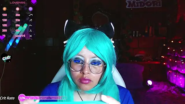 Snapshot of MidoriQuiinn chatting on 03.11.25 MidoriQuiinn online show from 03.11.25