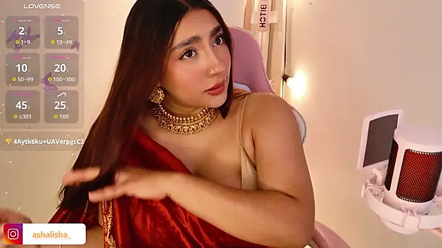 Snapshot of ashalisha chatting on 02.24.26 ashalisha online show from 02.24.26