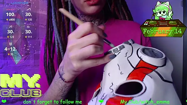 Witch Emma online show from 02.14.26