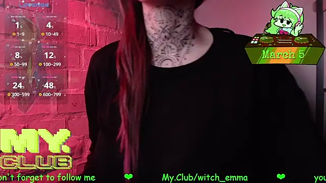 Witch Emma online show from 03.05.26