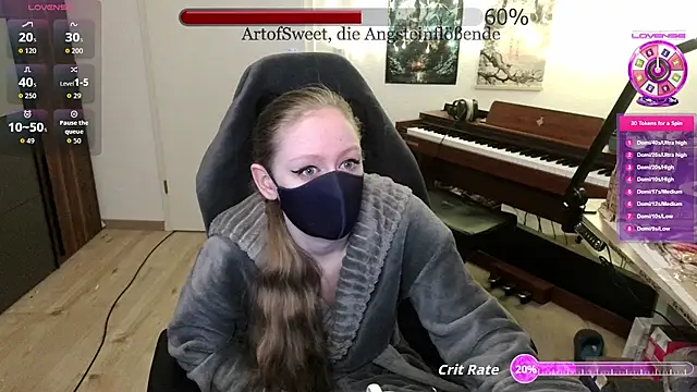 Snapshot of ArtofSweet chatting on 05.13.26 ArtofSweet online show from 05.13.26