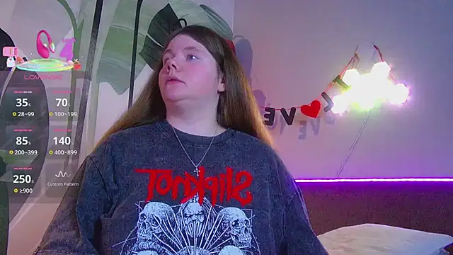 Snapshot of RubyValen chatting on 02.22.26 RubyValen online show from 02.22.26