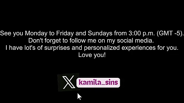 kamila sins online show from 02.17.25