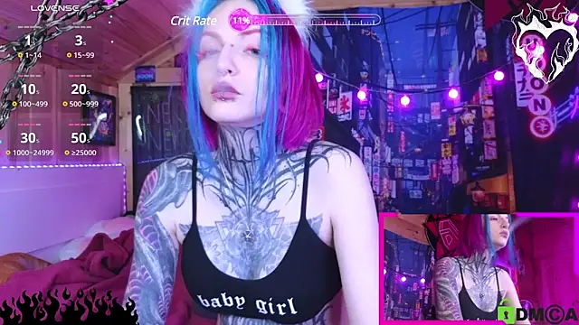 Snapshot of NekoCyber chatting on 02.19.25 NekoCyber online show from 02.19.25