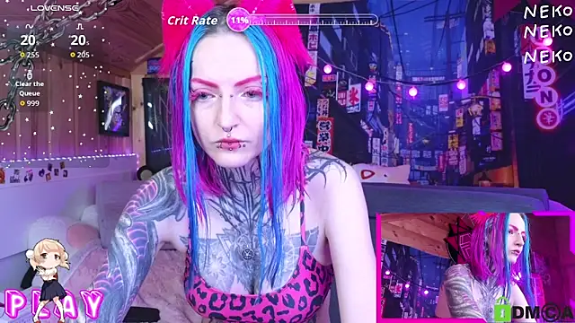 Snapshot of NekoCyber chatting on 05.27.26 NekoCyber online show from 05.27.26