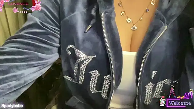 Snapshot of Sportybabe chatting on 01.25.25 Sportybabe online show from 01.25.25