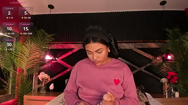 Snapshot of Aluna_sweet chatting on 12.18.25 Aluna sweet online show from 12.18.25