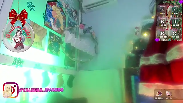 Snapshot of Valeera_Evans8 chatting on 12.25.24 Valeera Evans8 online show from 12.25.24
