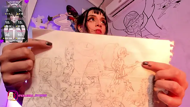 Snapshot of Valeera_Evans8 chatting on 02.14.25 Valeera Evans8 online show from 02.14.25