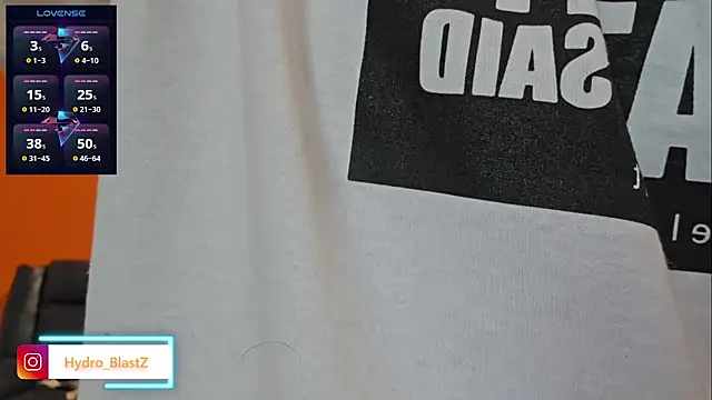 Snapshot of Hydro-Blastz chatting on 03.11.25 Hydro-Blastz online show from 03.11.25